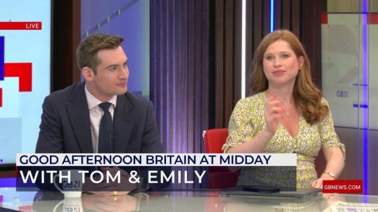 ‘Did me dirty!’ Hilarious moment Tom Harwood thanks Alex Armstrong after relentless GB News teasing